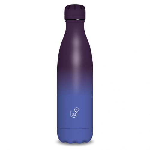 Ars Una duplafalú fémkulacs-500 ml - Blue-purple