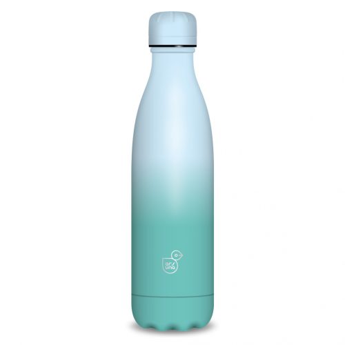 Ars Una duplafalú fémkulacs-500 ml - Turquoise-Light blue