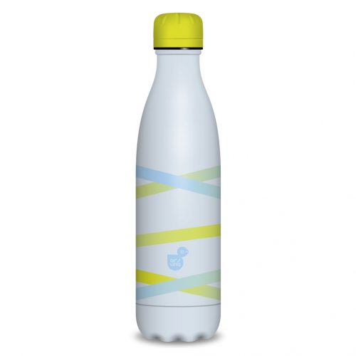 Ars Una duplafalú fémkulacs-500 ml - Ribbon-yellow