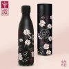 Ars Una duplafalú fémkulacs-500 ml - Flowery black