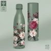 Ars Una duplafalú fémkulacs-500 ml - Flowery pink