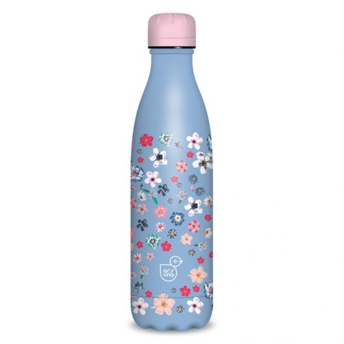 Ars Una duplafalú fémkulacs-500 ml - Pearl Blossom blue