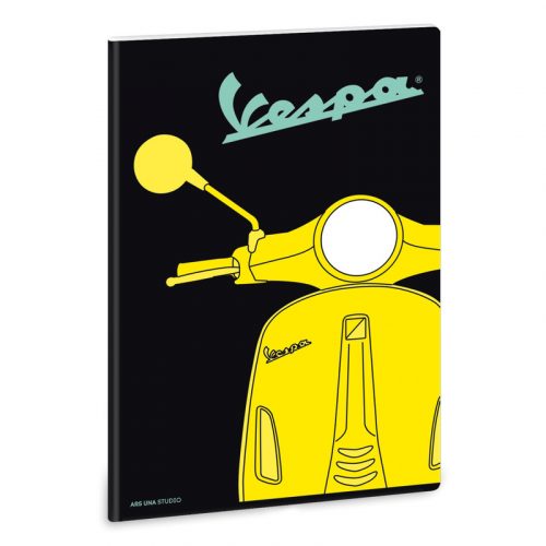 Vespa Yellow A/4 extra kapcsos füzet-vonalas