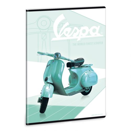 Vespa Retro A/4 extra kapcsos füzet-négyzethálós