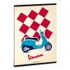 Vespa Pepita A/5 extra kapcsos füzet-négyzethálós