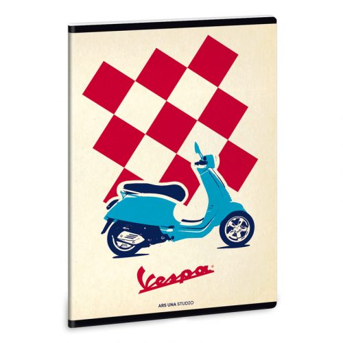 Vespa Pepita A/5 extra kapcsos füzet-négyzethálós