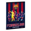 FC Barcelona A/5 extra kapcsos füzet-sima