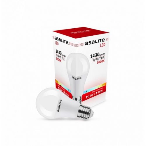 Asalite LED Izzó A65 gömb E27 15W 3000K (1430 lumen)