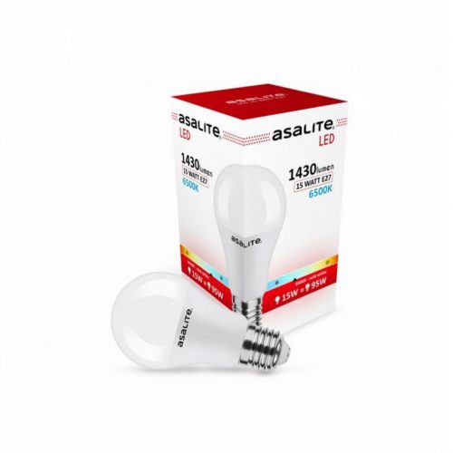 Asalite LED Izzó A65 gömb E27 15W 6500K ( 1430 lumen )