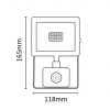 Asalite LED Reflektor Silm 20W 6500K (1800 lumen) + Mozgásérzékelő Szenzor