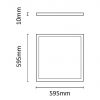 Asalite Prémium LED Panel 60x60cm 40W 4000K (4800 lumen) LIFUD driver