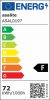 Asalite LED Mennyezeti Lámpa EMMA 72W 3000K/4000K/6500K (6120 lumen) Négyzet/Csillagos+Távirányító CCT