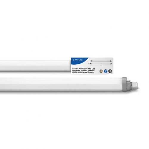 Asalite Prémium IP65 Por-és Páramentes Integrált LED Armatúra 120cm 36W  4500K (4000 lumen)