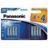 Panasonic Evolta Alkáli Mikro Elem AAA 4+4