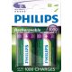 Philips Rechargeable 3000mAh D Góliát  Akkumulátor