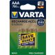 Varta Akkumulátor Endless Energy  R2U Mikro AAA 750mAh B4