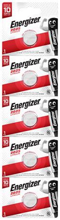 Gombelem, CR2025, 5 db, ENERGIZER