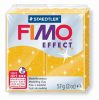 Gyurma, 57 g, égethető, FIMO "Effect", csillámos arany