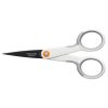 Olló, általános, tapadásmentes, 13 cm, FISKARS "MicroTip Titanium", fehér