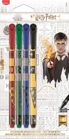 Filctoll készlet, MAPED "Harry Potter Teens", 4 különböző szín