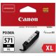 CLI-571XL Tintapatron Pixma MG 5700 Series/6800 Series/7700 Series nyomtatókhoz, CANON, fekete, 11 ml