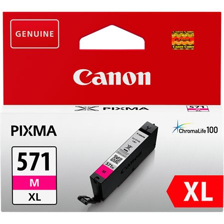 CLI-571MXL Tintapatron Pixma MG5750, 6850,7750 nyomtatókhoz, CANON, magenta, 11 ml