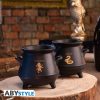 HARRY POTTER - Teapot with Hogwarts cauldrons set