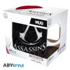 AZ ASSASSINS CREED bögre (320 ml) - Címer fekete & piros