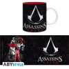 AZ ASSASSINS CREED bögre (320 ml) - Címer fekete & piros