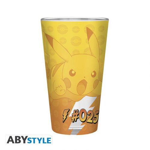 Pokémon nagy pohár (400 ml) - Pikachu