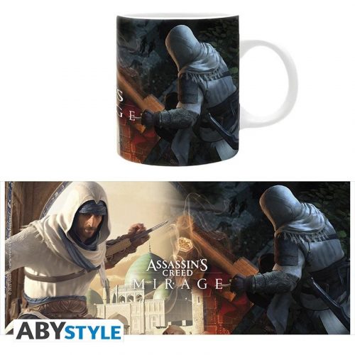 Assassin's Creed Mirage bögre, 320 ml Basim akcióban