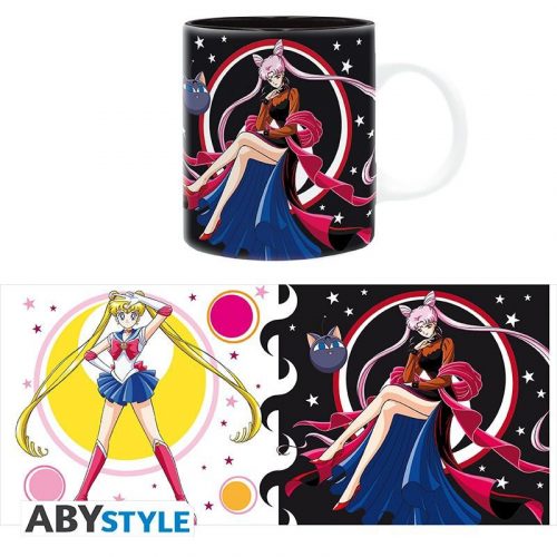 SAILOR MOON bögre (320 ml) - Sailor Moon Vs Black Lady