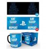 Playstation hőváltozással reagáló bögre EAT SLEEP PLAY REPEAT