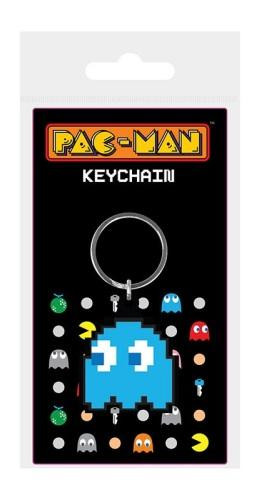 Pac-Man gumikulcstartó - Kék szellem