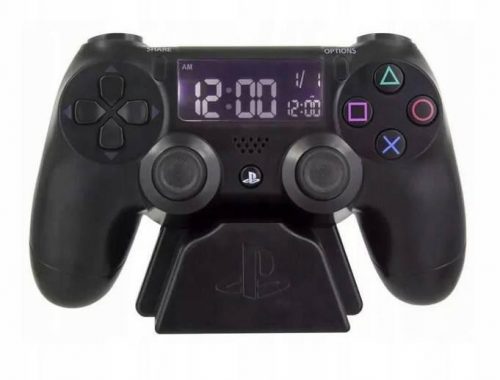 PlayStation DualShock 4 ébresztőóra (fekete)