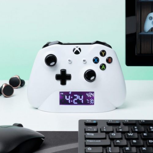 Xbox kontroller ébresztőóra (fehér)