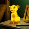 Disney Oroszlánkirály (Lion King) Simba 3D Fény , 17,50 cm