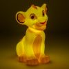 Disney Oroszlánkirály (Lion King) Simba 3D Fény , 17,50 cm