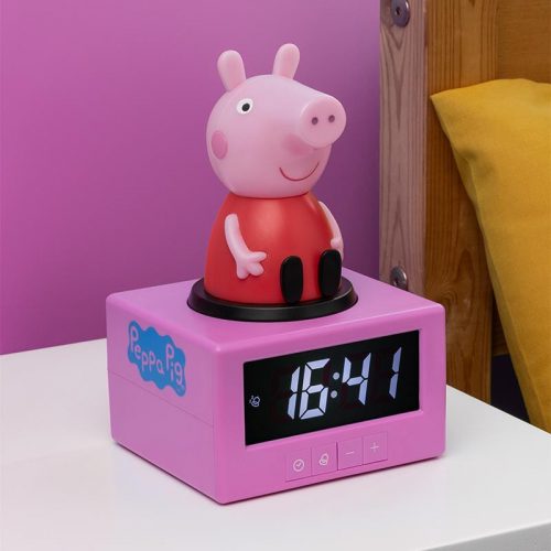 Peppa Malac Ikonos Ébresztő Óra (magasság: 15,60 cm)