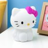 Hello Kitty Szilikon Lámpa Újratölthető Akkumulátorral, 18 cm