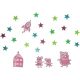 Peppa malacka Fényes Falmatrica Csillagokkal<strong style="color: red;">Peppa Pig Glow in the Dark Wall Decal Stars</strong>