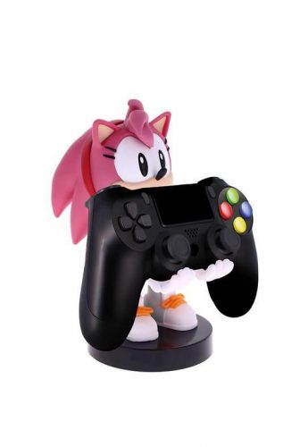 Sonic a sündisznó Amy Rose telefontartóval és játékvezérlő tartóval (20 cm)