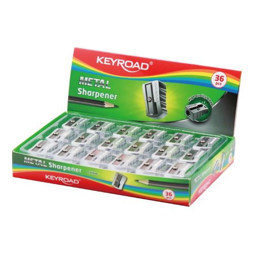 Hegyező 1 lyukú fém 36 db/display Keyroad Metal 